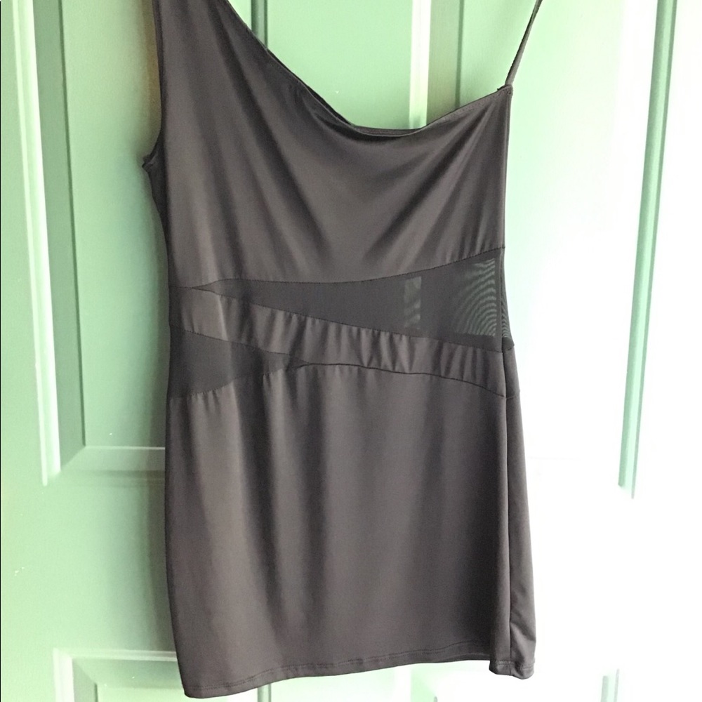 Mini black dress